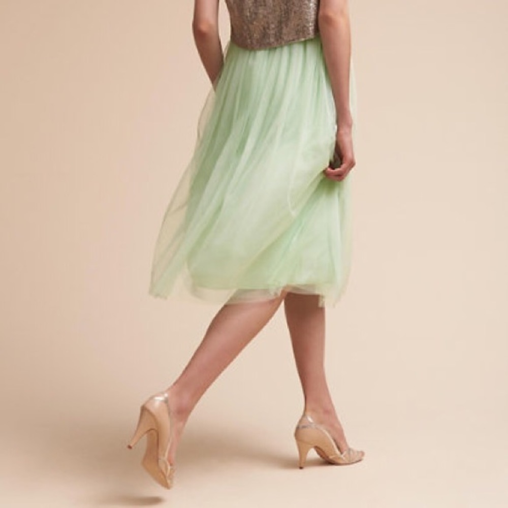 New Bhldn Leena Skirt Pistachio